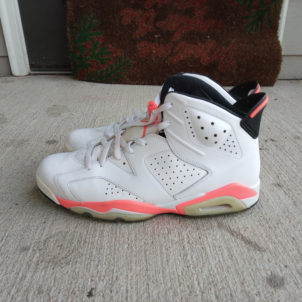 Kids White and Pink Sneakers
